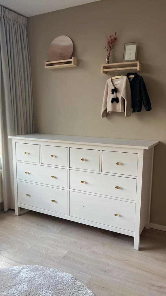 IKEA Hemnes Kast/Commode - 8 Lades, Huis en Inrichting, Kasten | Dressoirs, Gebruikt, 100 tot 150 cm, 50 tot 75 cm, Met lade(s)