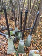 Afrasterings palen, Tuin en Terras, Ophalen of Verzenden, Gebruikt, IJzer, Tuinhek