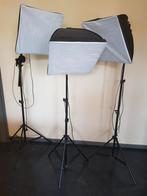 Fotolampen set 3 stuks, Audio, Tv en Foto, Fotografie | Fotostudio en Toebehoren, Ophalen, Zo goed als nieuw, Overige typen