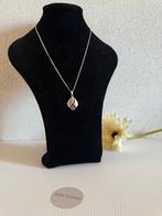 S124/Grote Zilveren KARL LAINE kristal ketting Finland, Sieraden, Tassen en Uiterlijk, Verzenden, X, Zilver, Zilver