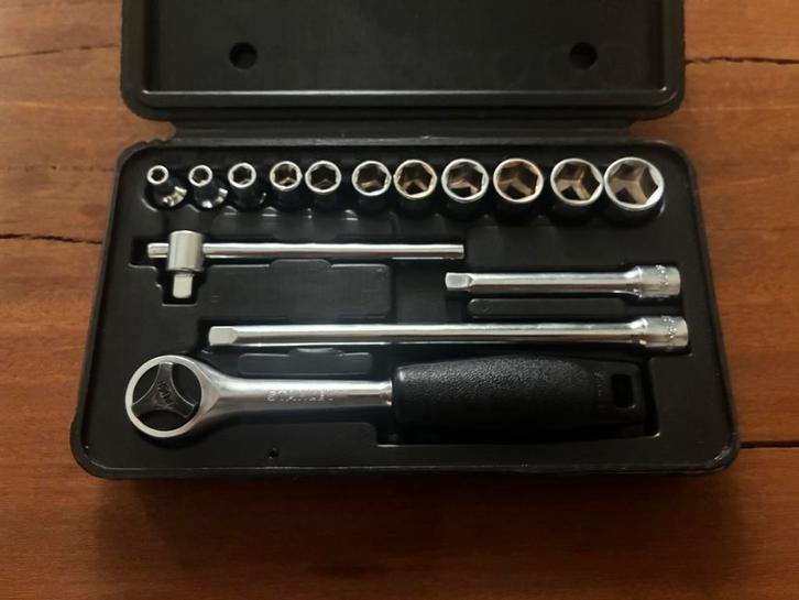 Stanley Dopsleutelset 1/4" ratelset, Auto diversen, Autogereedschap, Zo goed als nieuw, Ophalen