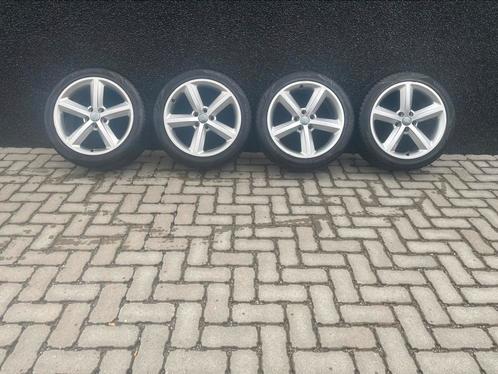 18” Origineel wielset Audi A4 en A5 Vredestein 4-seizoen, Auto-onderdelen, Banden en Velgen, Banden en Velgen, All Season, 18 inch