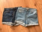 Dames jeans shorts, 2 stuks, maat 38, Blauw, Zara, Ophalen of Verzenden, Zo goed als nieuw