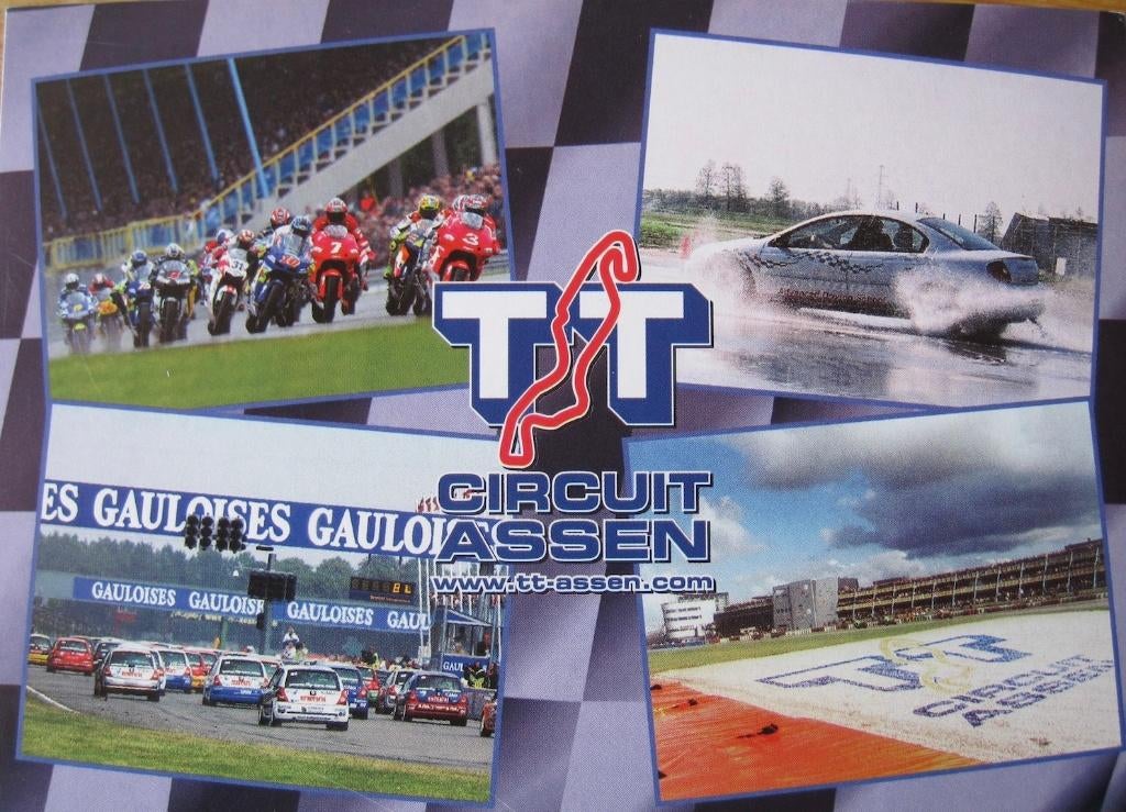 nieuwe ansichtkaart van TT circuit in Assen, Verzenden, 1980 tot heden, Ongelopen, Overige thema's