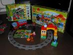 Duplo Trein 10507 + Extra Rails 10506, Ophalen of Verzenden, Zo goed als nieuw, Complete set, Duplo
