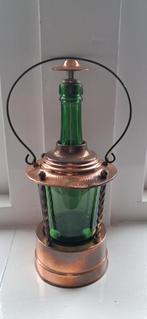 Vintage Koperen Muziekdoosje Fles, Antiek en Kunst, Ophalen of Verzenden