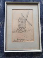 tekening Standerdmolen Anny Wijnands Amersfoort 1955, Ophalen