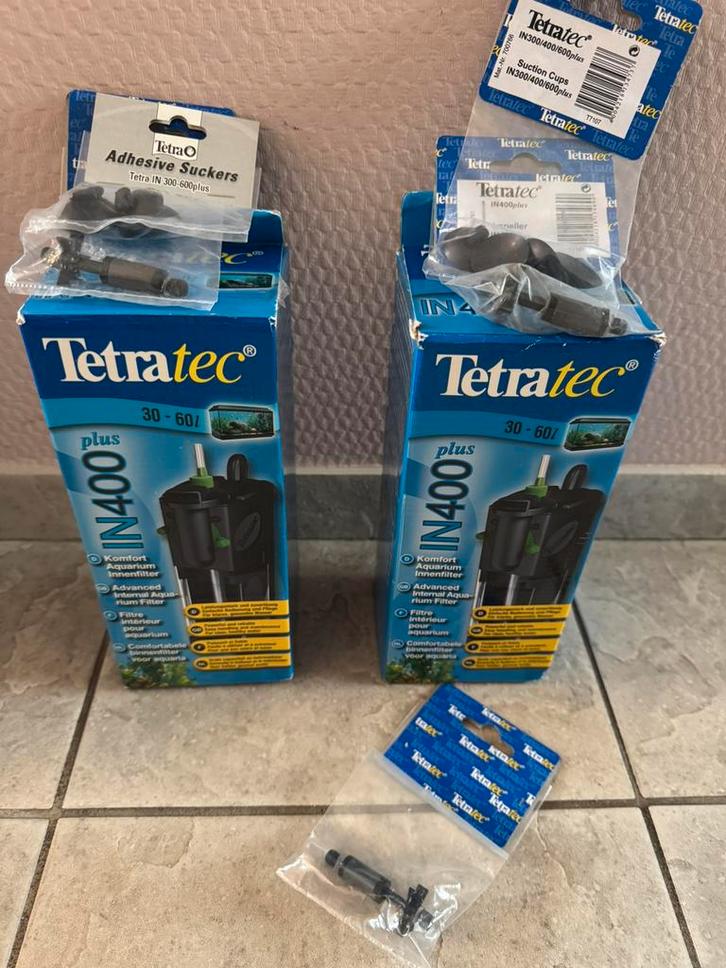 Tetratec in400 filterpompjes (2x), Dieren en Toebehoren, Vissen | Aquaria en Toebehoren, Zo goed als nieuw, Ophalen