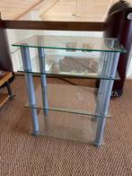 Stereomeubel glas, Minder dan 100 cm, Modern, 25 tot 50 cm, 50 tot 100 cm