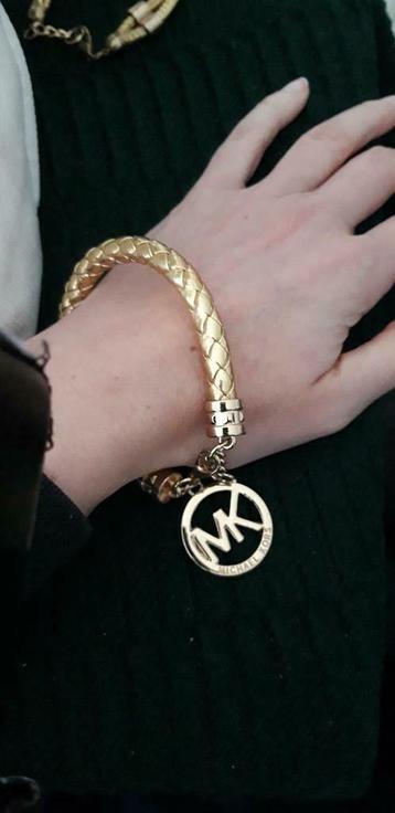 mk armband nieuw goudkleurig