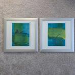 Ada Thierry-Franken Monoprint met Aluminium Lijst, Ophalen of Verzenden