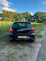 Volkswagen Polo 1.2 TSI 66KW DSG 2016 Zwart Airco Navi Apk, Auto's, Stof, 4 cilinders, 1039 kg, Zwart