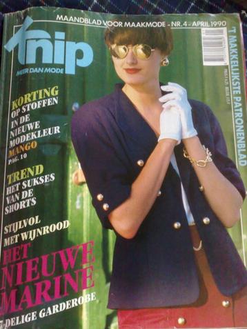 Knipmode zelfmaakmode april nr. 4 / 1990 beschikbaar voor biedingen
