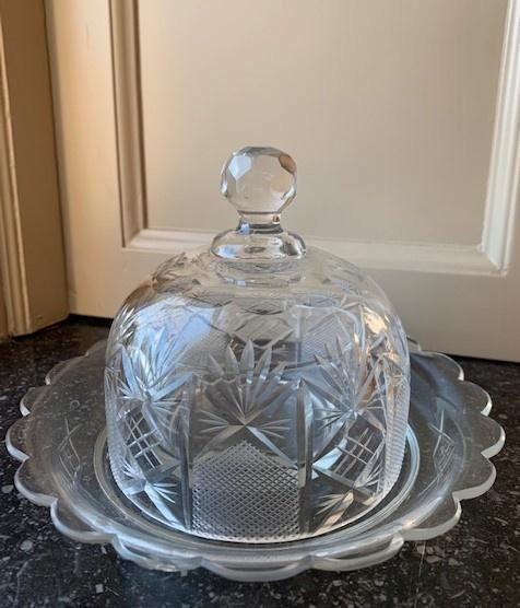 BOTERSTOLP MET LOS BINNENBAKJE IN WILH.RUIT.WAAIER, Antiek en Kunst, Antiek | Glas en Kristal, Verzenden