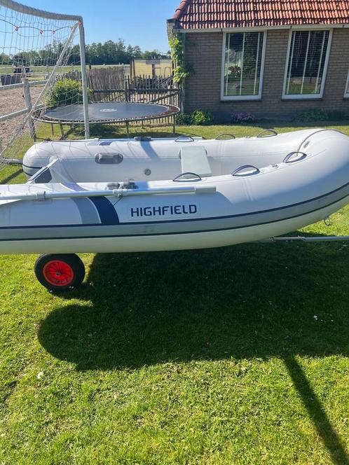 Highfield rib 290 + Mercury 9,9 pk 4 takt, Watersport en Boten, Rubberboten, Zo goed als nieuw, Overige merken, Overige materialen