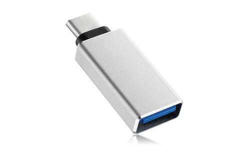 High Speed USB Type-C to USB 3.0 Adapter _ Silver, Computers en Software, Geheugenkaartlezers, Nieuw, Verzenden