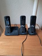 Philips analoge telefoon met basisstation en 2 handsets, Ophalen, Gebruikt, 2 handsets