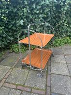 Opvouwbare Serveerwagen Trolley Bremshey & Co 1970s, Ophalen of Verzenden, Gebruikt, Rechthoekig, Metaal