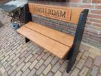 Tuinbank Amsterdam ingegraveerd, Ophalen, Zo goed als nieuw, Hout