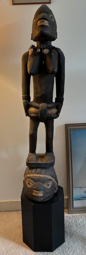 YORUBA Gelede Masker figuur  Nigeria groot beeld fetish beschikbaar voor biedingen