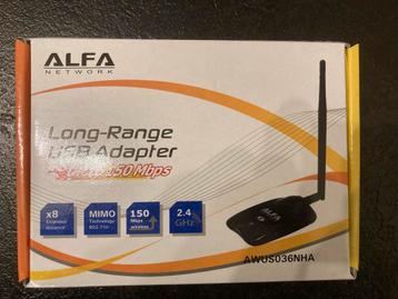 Alfa Network AWUS036NHA USB Adapter - Nieuw in doos beschikbaar voor biedingen