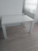 Eettafel hoogglans wit, 50 tot 100 cm, Rechthoekig, Ophalen of Verzenden, Zo goed als nieuw