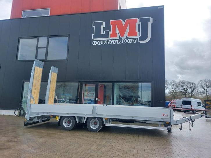 oprijwagen dieplader wipkar 19Ton - voorraad, Zakelijke goederen, Machines en Bouw | Transport, Ophalen of Verzenden