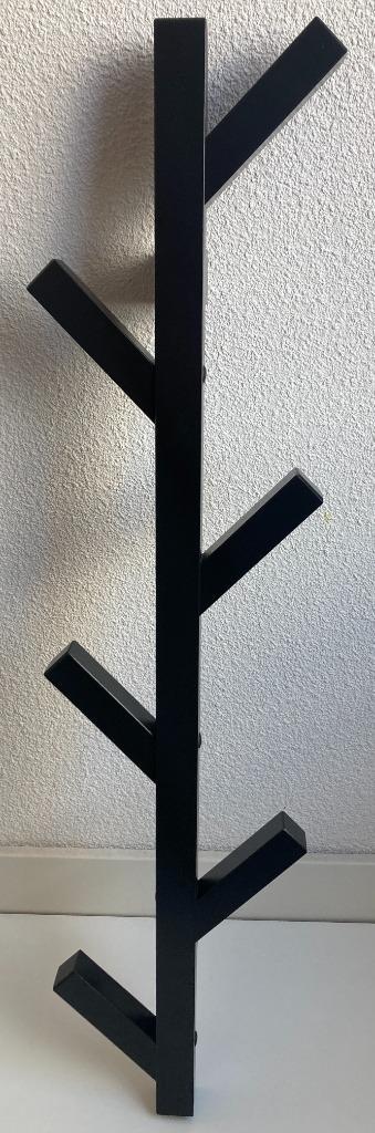 IKEA Houten hanger / kapstok (TJUSIG, 78cm - 6x haak, zwart) beschikbaar voor biedingen