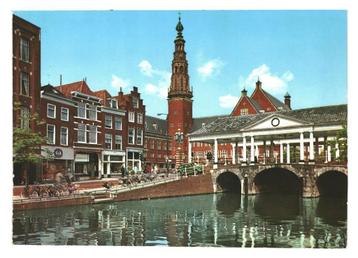 982511 Leiden Korenbeursbrug C&A Leuke oude kaart Onbeschrev beschikbaar voor biedingen