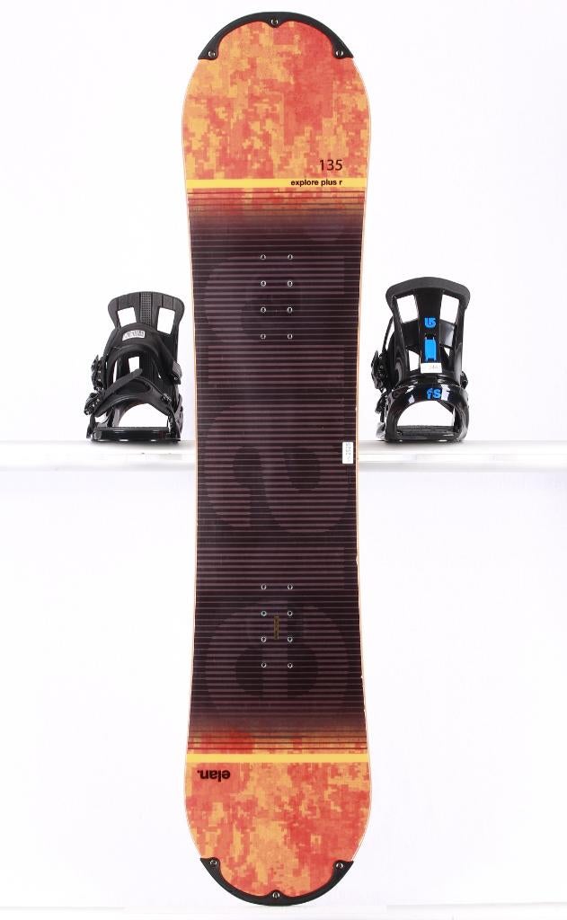 135 145 snowboard ELAN EXPLORE PLUS R 2022, orange/black, Sport en Fitness, Snowboarden, Ophalen of Verzenden, Gebruikt, Board