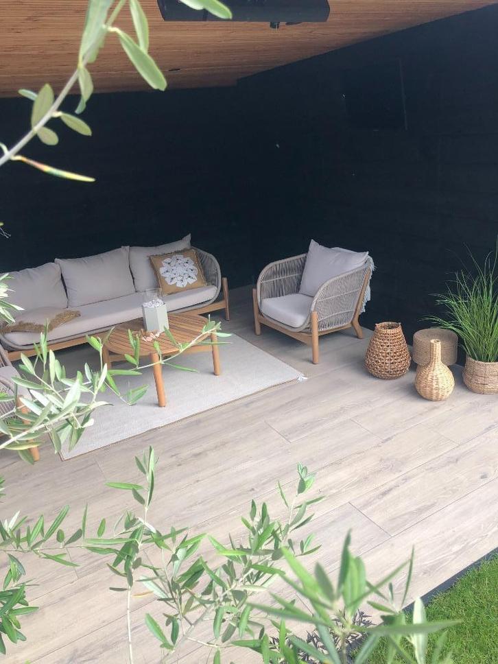 keramische terrastegels houtlook Silva 160x30x2 cm actie, Tuin en Terras, Tegels en Klinkers, Nieuw, Terrastegels, Keramiek, 10 m² of meer