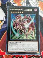 Archfiend's Ascent - Secret Rare FIGA - Yu-Gi-Oh, Ophalen of Verzenden, Zo goed als nieuw, Foil