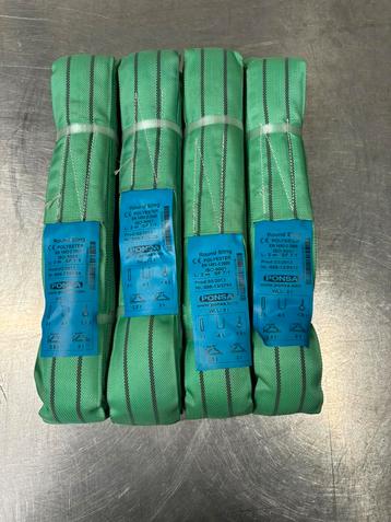 Nieuwe Ponsa hijsbanden 2m 2ton 4x beschikbaar voor biedingen