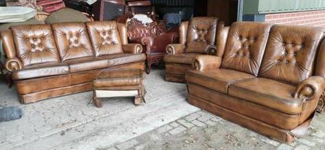 CHESTERFIELD BANKEN EN MEUBELS, Huis en Inrichting, Complete inboedels, Ophalen