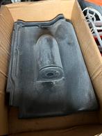 Röben Lugano basalt Solar doorvoer dakpan, Doe-het-zelf en Verbouw, Dakpannen en Dakbedekking, Ophalen, Steen of Klei, Zwart, Nieuw