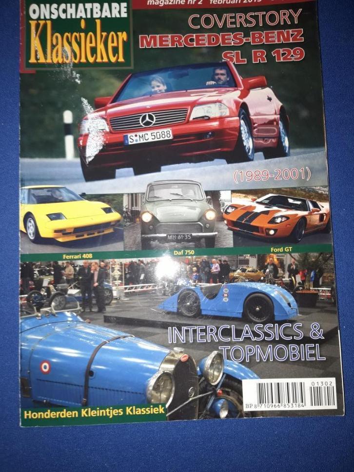 Onschatbare Klassieker 2 2013 SL R129, Daf 750, Ford GT Bond, Boeken, Auto's | Folders en Tijdschriften, Zo goed als nieuw, Algemeen