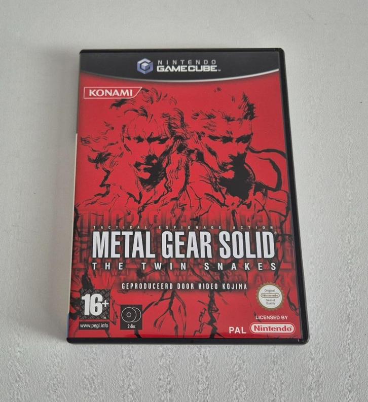 Metal Gear Solid The Twin Snakes Nintendo Gamecube Compleet, Spelcomputers en Games, Games | Nintendo GameCube, Gebruikt, Avontuur en Actie