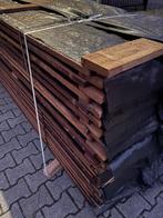 Walbeschoeiing schot H60 x L300 cm, Ophalen, Planken, Nieuw, Hardhout