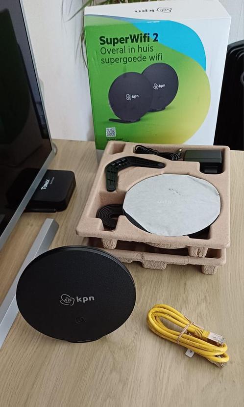 KPN SuperWifi 2 set (2 versterkers) – zo goed als nieuw, Computers en Software, WiFi-versterkers, Zo goed als nieuw, Ophalen of Verzenden