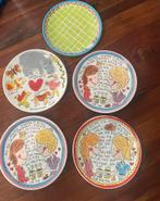 5 Blond Amsterdam Bordjes, Ophalen, Gebruikt, Porselein of Keramiek, Schaal