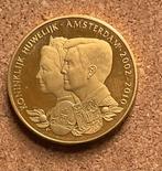 Penning - Bronzen huwelijk Willem Alexander en Maxima, Postzegels en Munten, Penningen en Medailles, Ophalen of Verzenden, Overige materialen