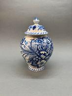 Italiaanse vaas Italie Italy blauw wit porcelein, Antiek en Kunst, Ophalen of Verzenden