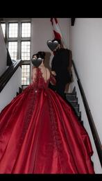 Henna jurk, Ophalen, Zo goed als nieuw, Rood, Trouwjurk