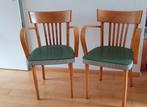 Vintage keukenstoelen jaren '50, Huis en Inrichting, Stoelen, Gebruikt, Twee, Overige kleuren, Retro