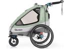 Qeridoo  Sportrex1 children's bicycle trailer, Gebruikt, Opvouwbaar, Kinderkar, 40 tot 60 kg