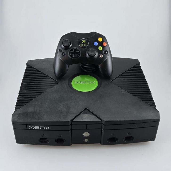 Xbox Classic Console Zwart inclusief Controller, Spelcomputers en Games, Spelcomputers | Xbox Original, Zo goed als nieuw