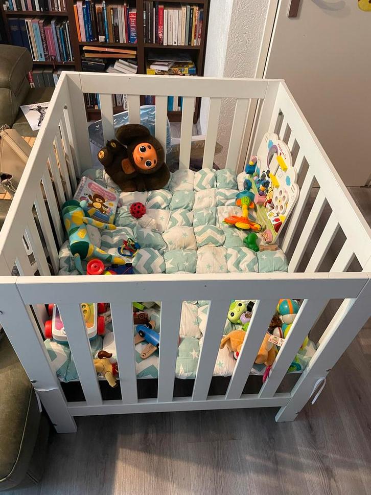 Baby box, Kinderen en Baby's, Boxen, Gebruikt, Vierkant, Boxkleed, Ophalen