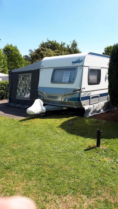 Fendt Topas 510 TFB 2006 met inboedel, Caravans en Kamperen, Caravans, Particulier, tot en met 4, Rondzit, Fendt, Vast bed, Douche