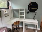 IKEA Micke Hoekbureau, Huis en Inrichting, Bureaus, Ophalen, Zo goed als nieuw, Bureau