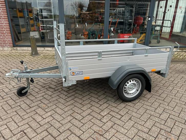 Saris McAlu Pro aanhanger/aanhangwagen/enkelasser 205x113CM, Auto diversen, Aanhangers en Bagagewagens, Zo goed als nieuw, Ophalen
